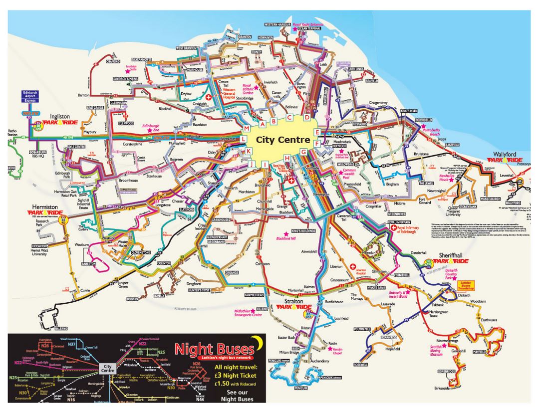 Guía del Transporte Público en Edimburgo para Turistas