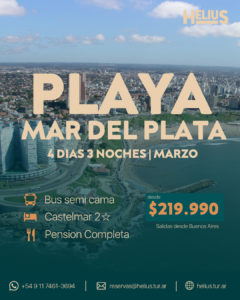 Mardel 3 Noches Bsas