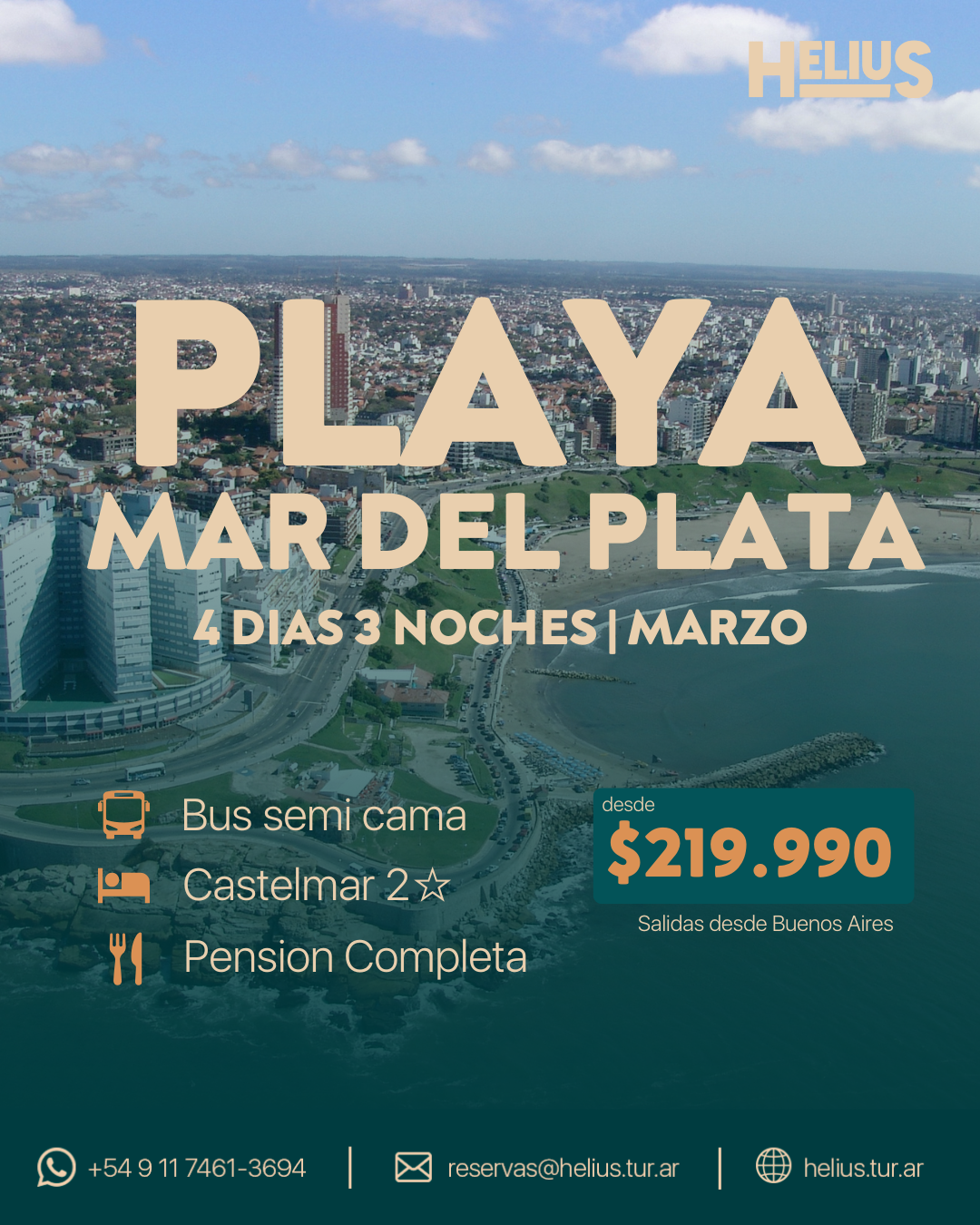 Mardel 3 Noches Bsas